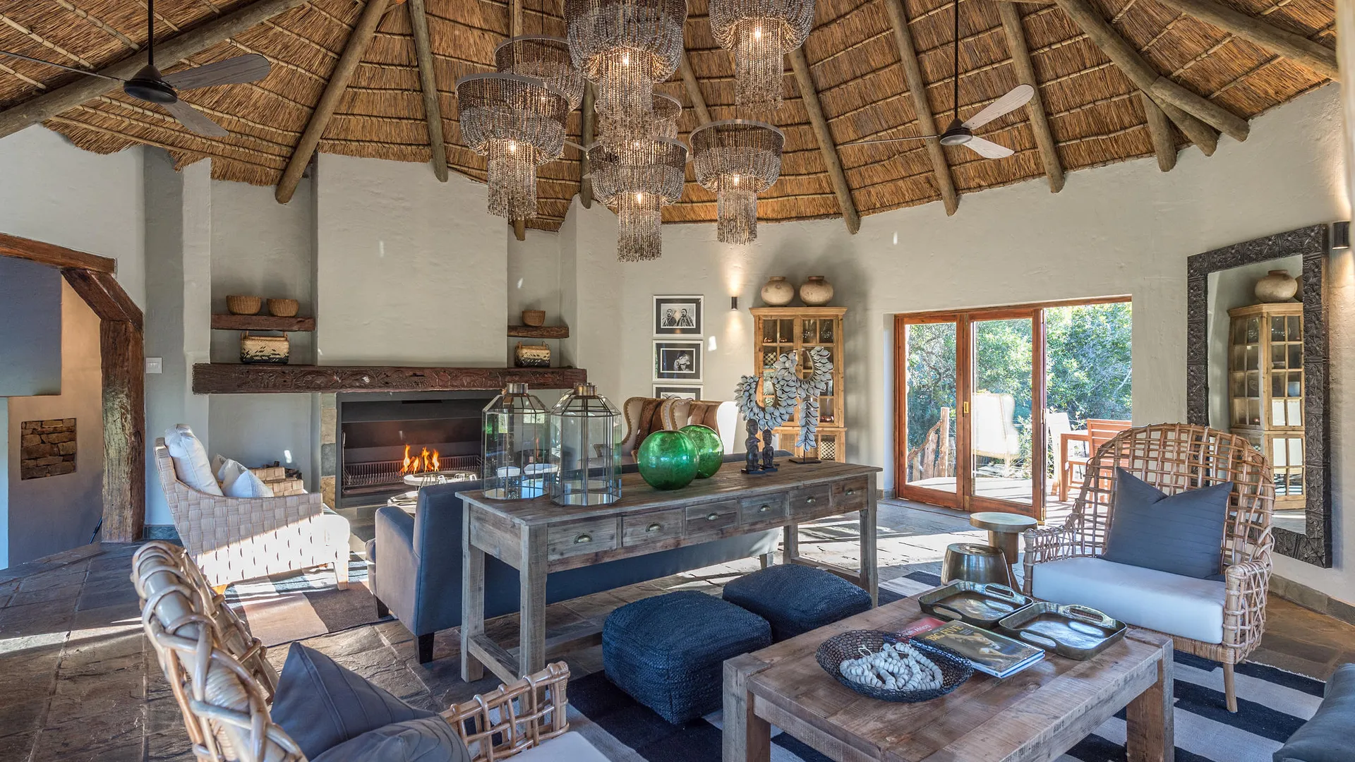 Inzolo Lodge waterhole view