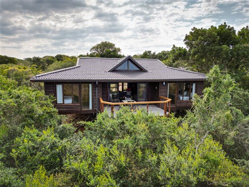 Log chalet exterior