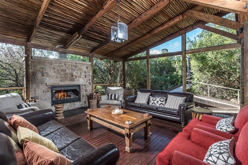 Main lodge fireplace