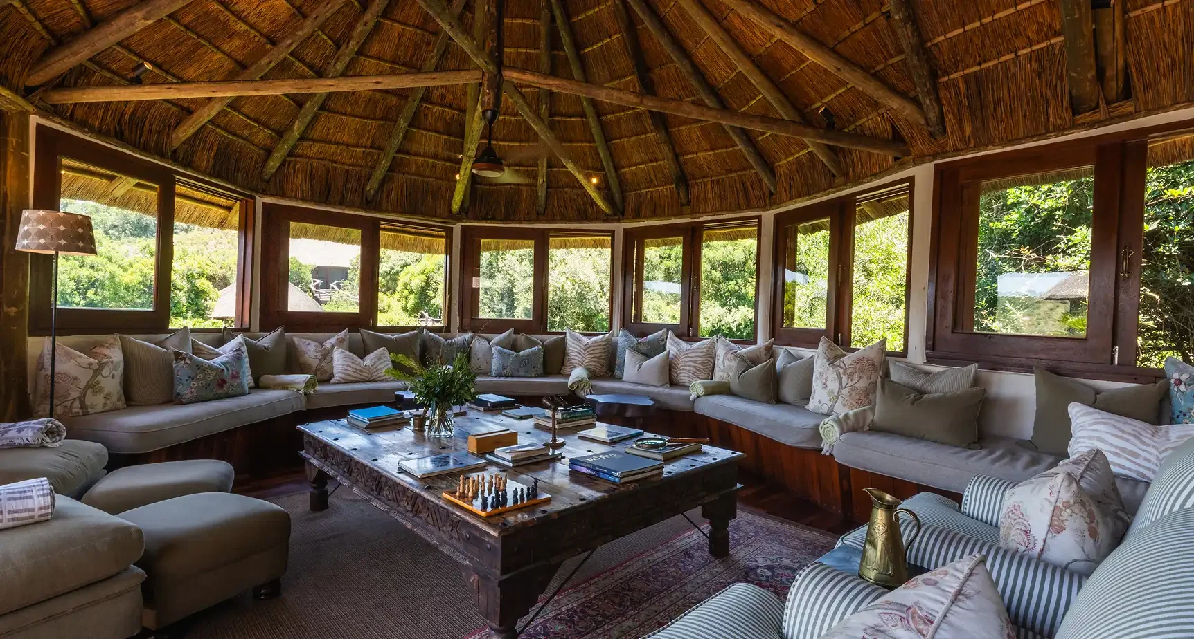 Tree Tops dining table set for safari supper