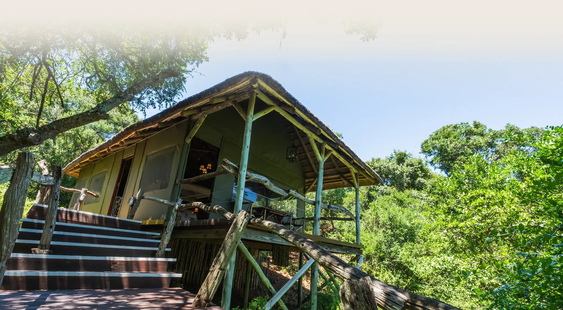 Tree Tops Safari Lodge canvas-walled tented camp at Lalibela