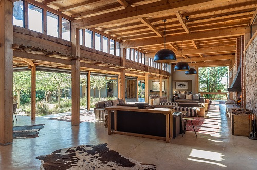 Main lodge living area
